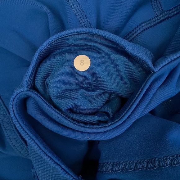 Royal Blue Lululemon Compression Crops - Picture 6 of 6